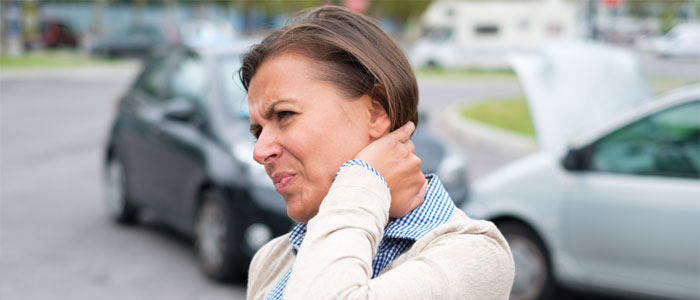neck pain from auto injury